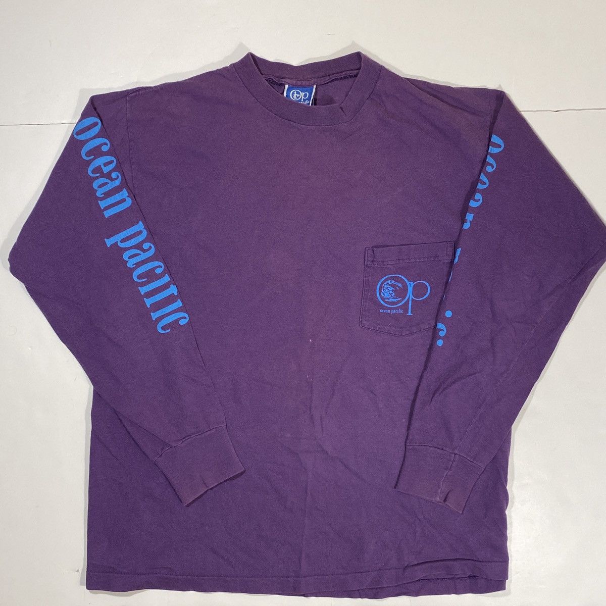 Ocean Pacific × Vintage 90’s Ocean Pacific Long Sleeve Tee Size US M / EU 48-50 / 2 - 1 Thumbnail