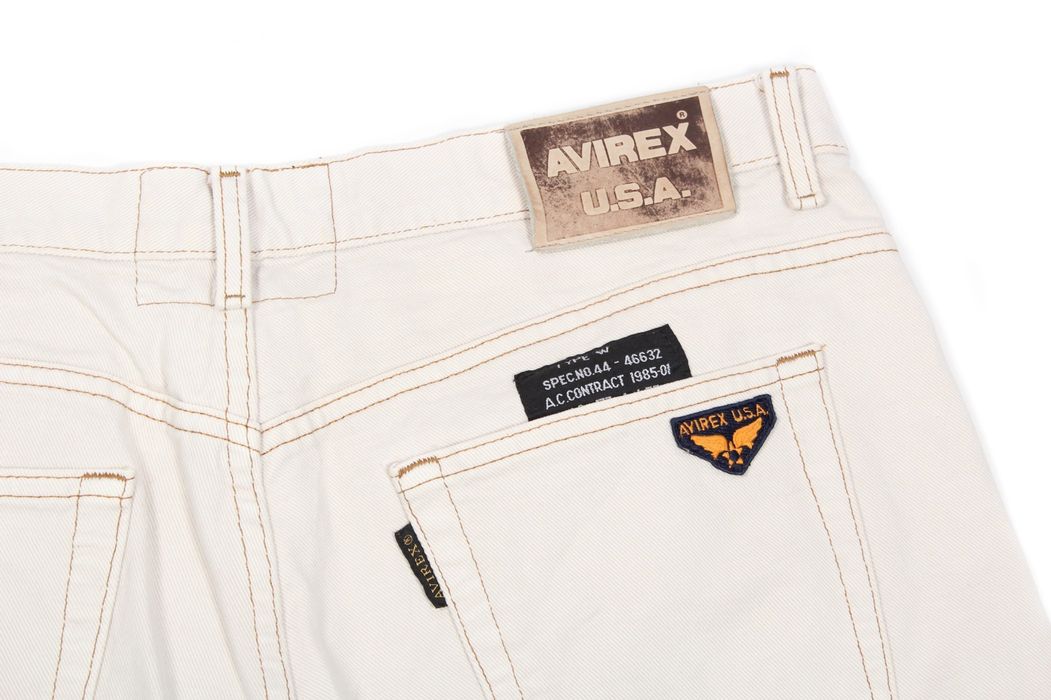 Avirex MILKY WHITE TYPE W AVIREX DENIM | Grailed