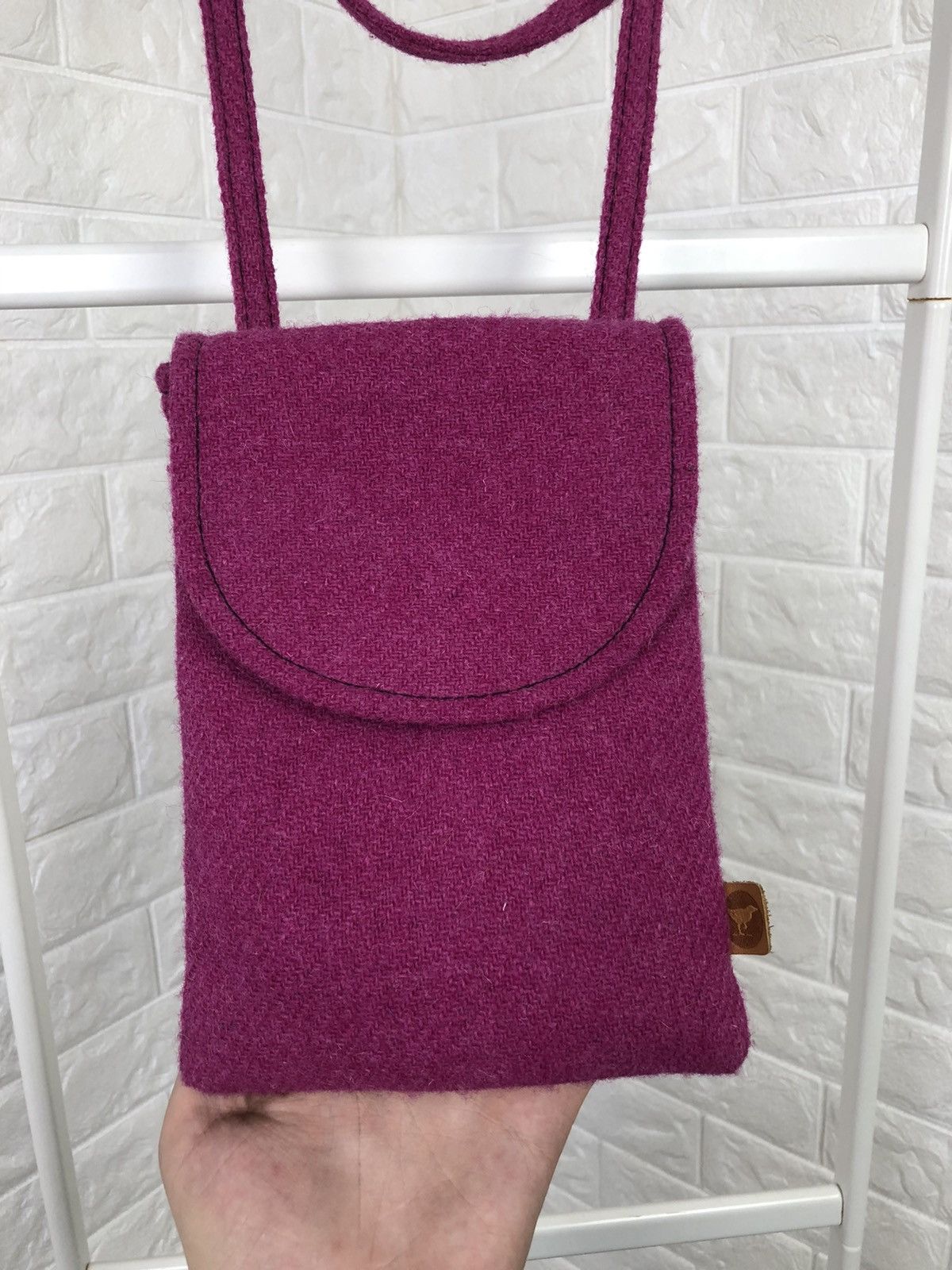 Harris Tweed × Japanese Brand Harris Tweed Crossbody Purse Size ONE SIZE - 4 Thumbnail