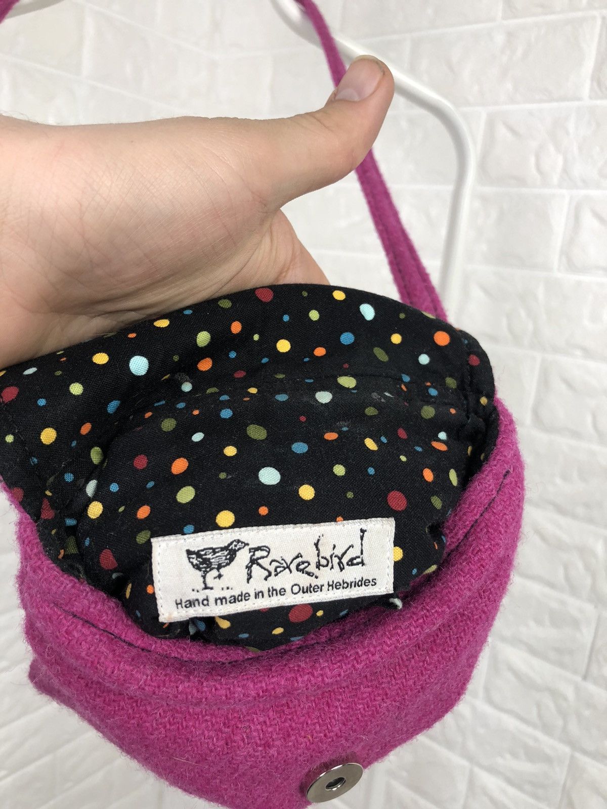 Harris Tweed × Japanese Brand Harris Tweed Crossbody Purse Size ONE SIZE - 9 Thumbnail