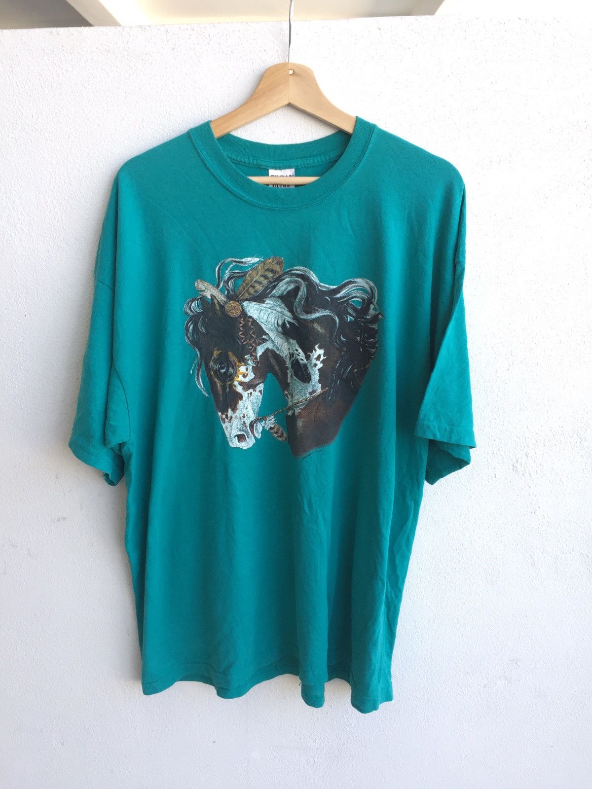 Animal Tee Vitage Horse graphic t shirt/ Vintage y2k animal shirt Grailed