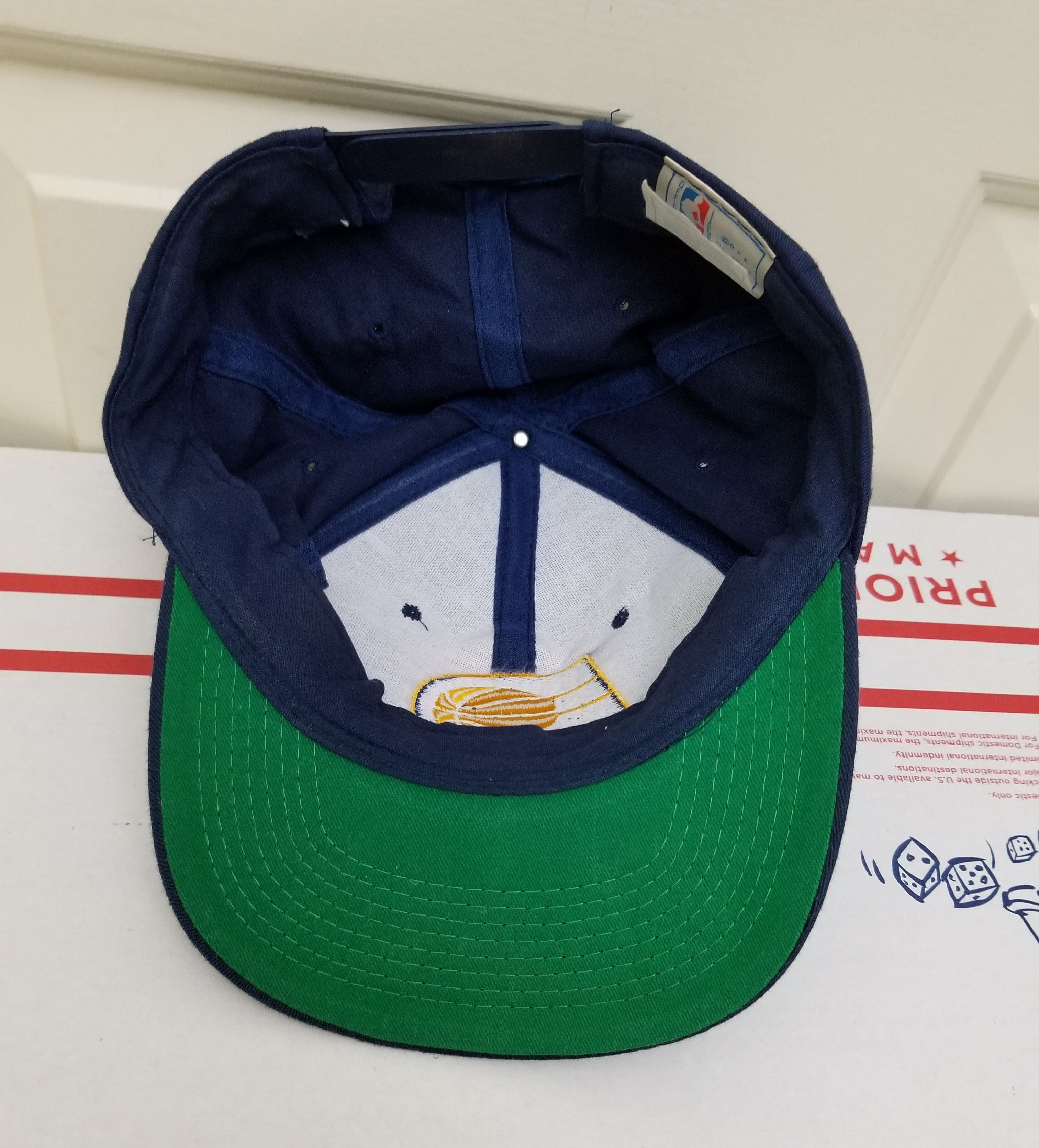 Vintage Vintage 90s Indiana Pacers Snapback Hat Cap Blue Logo Size ONE SIZE - 5 Thumbnail