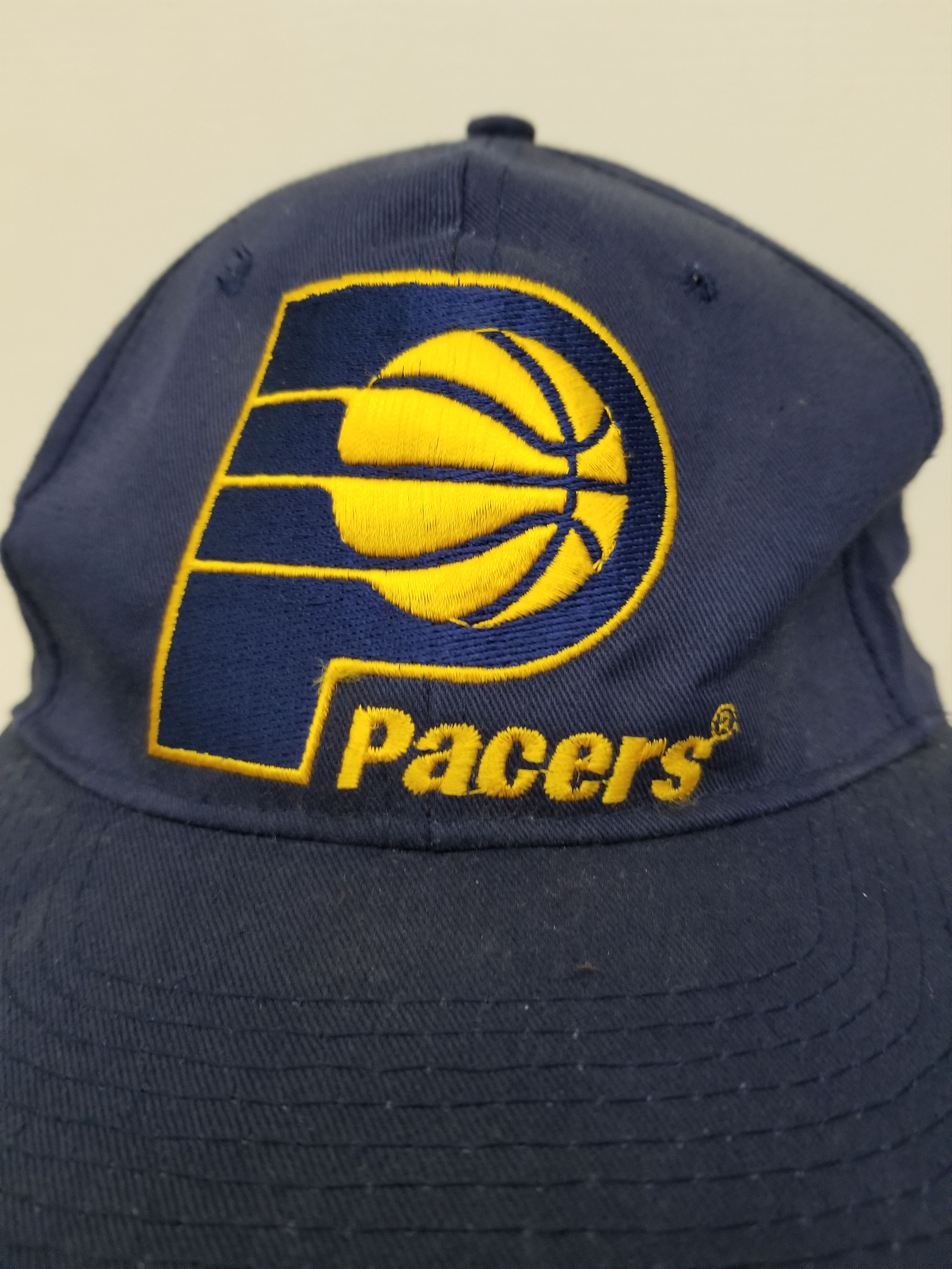 Vintage Vintage 90s Indiana Pacers Snapback Hat Cap Blue Logo Size ONE SIZE - 4 Thumbnail