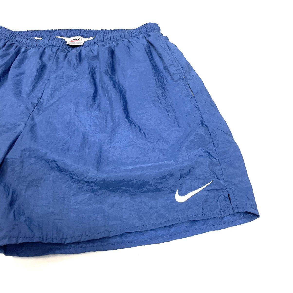 Nike × Vintage Early 90’s, Nike White Tag Swoosh Swim Shorts Size Large Size US 33 - 2 Thumbnail