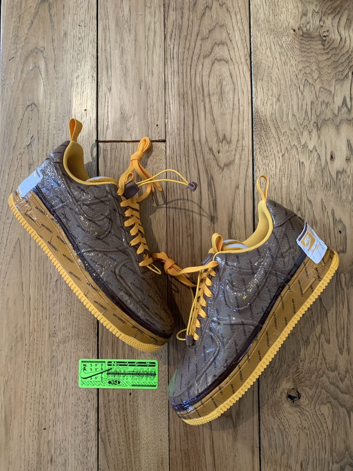 Nike Nike Air Force 1 Brown Experimental “UPS” Size US 9 / EU 42 - 1 Thumbnail
