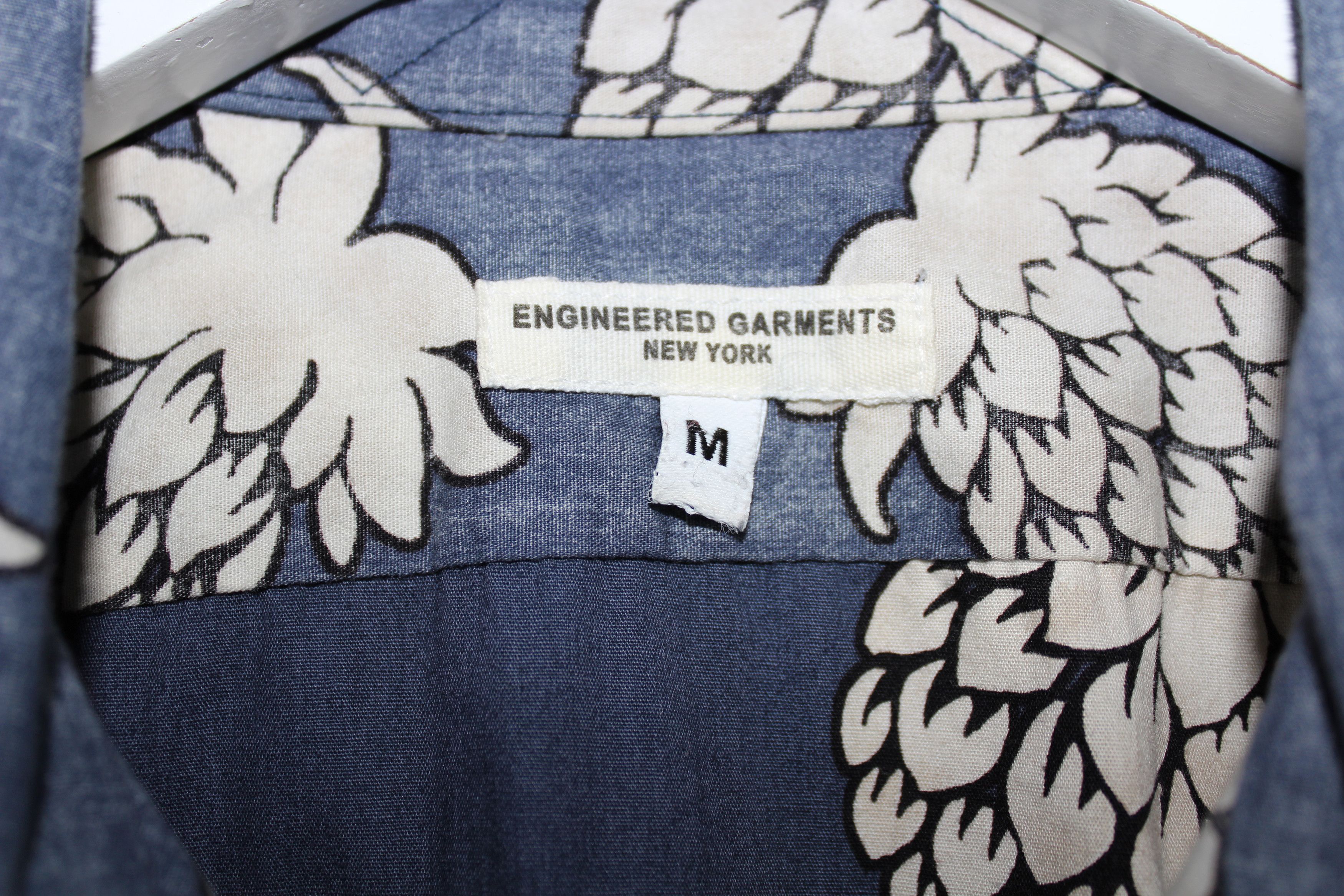 Engineered Garments Pineapple Camp Collar Chambray Shirt Size US M / EU 48-50 / 2 - 3 Thumbnail