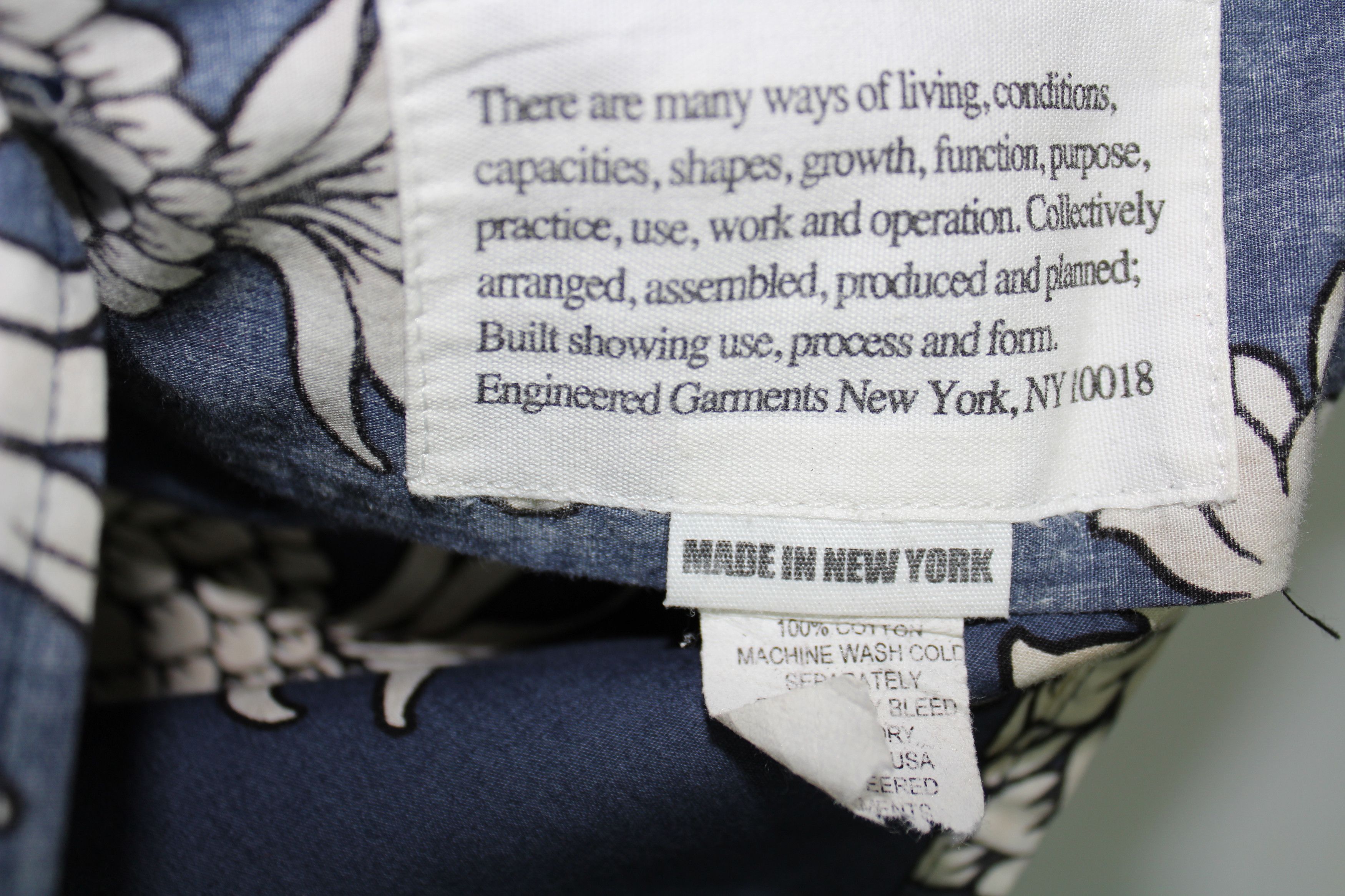 Engineered Garments Pineapple Camp Collar Chambray Shirt Size US M / EU 48-50 / 2 - 4 Thumbnail