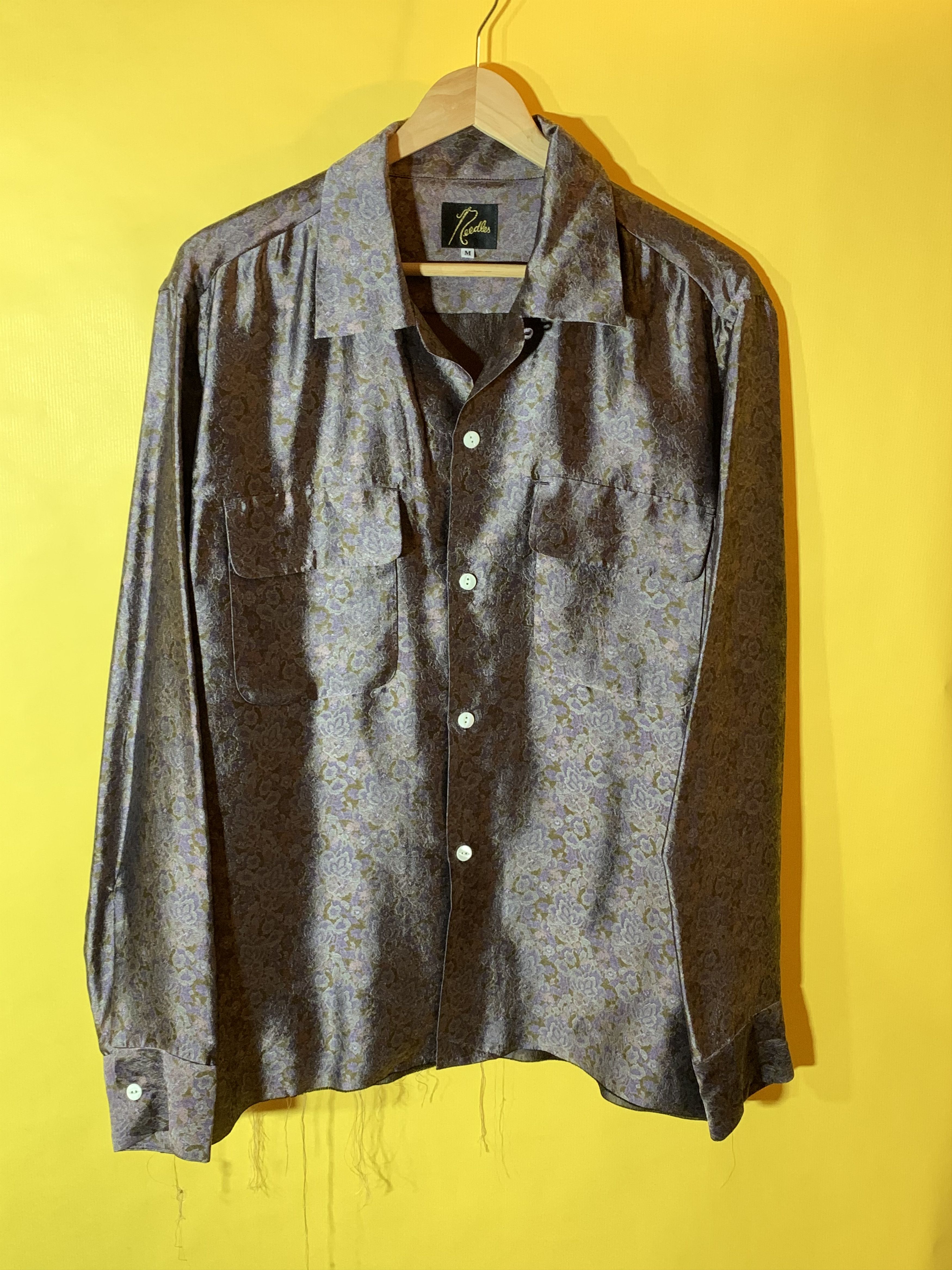 Needles needles classic shirt wool paisley JQ | Grailed
