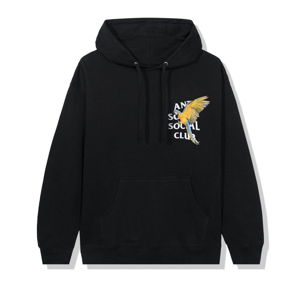 Anti Social Social Club DS White ASSC Parrot Colombia Black Hoodie Bape kith kaws Size US S / EU 44-46 / 1 - 4 Thumbnail