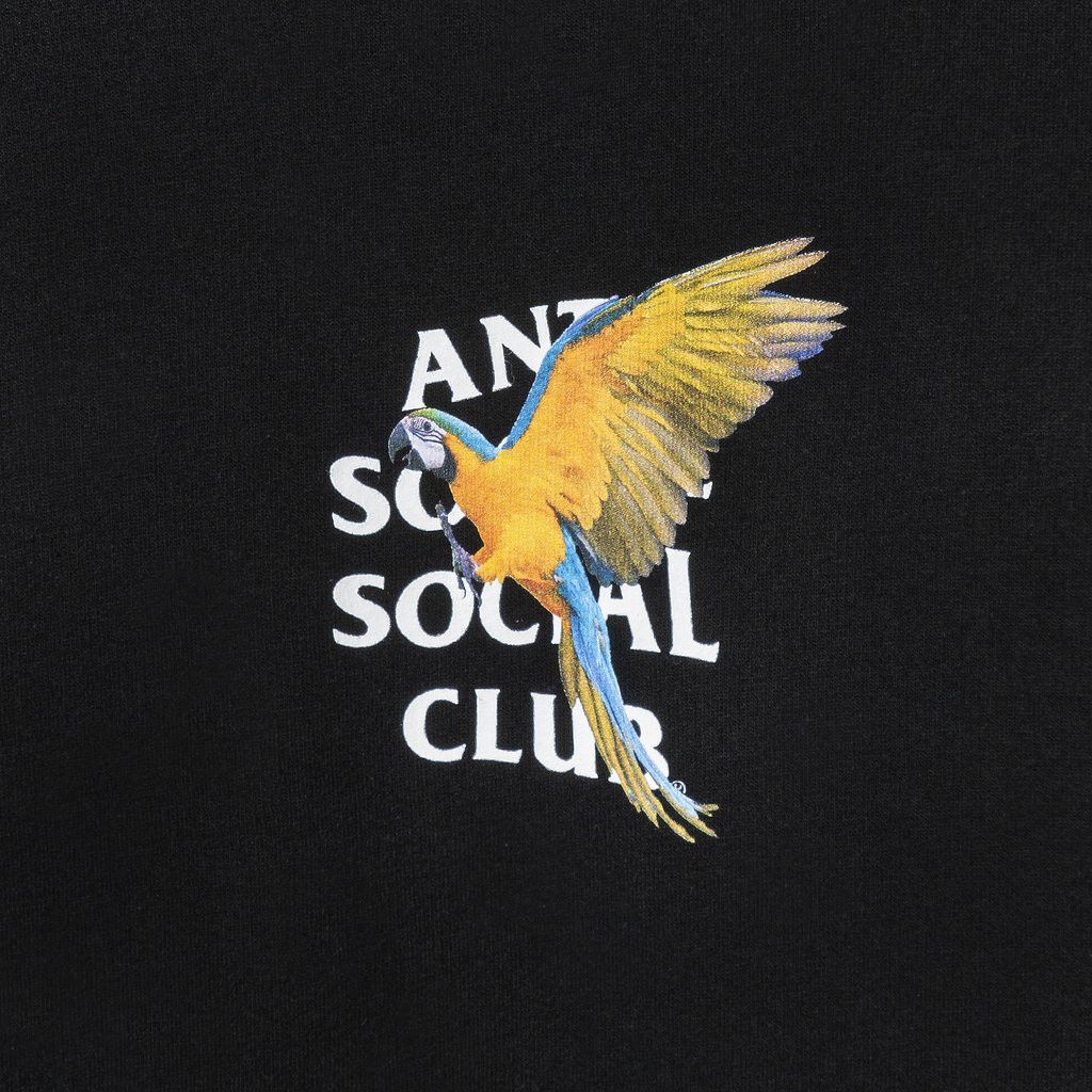 Anti Social Social Club DS White ASSC Parrot Colombia Black Hoodie Bape kith kaws Size US S / EU 44-46 / 1 - 5 Thumbnail
