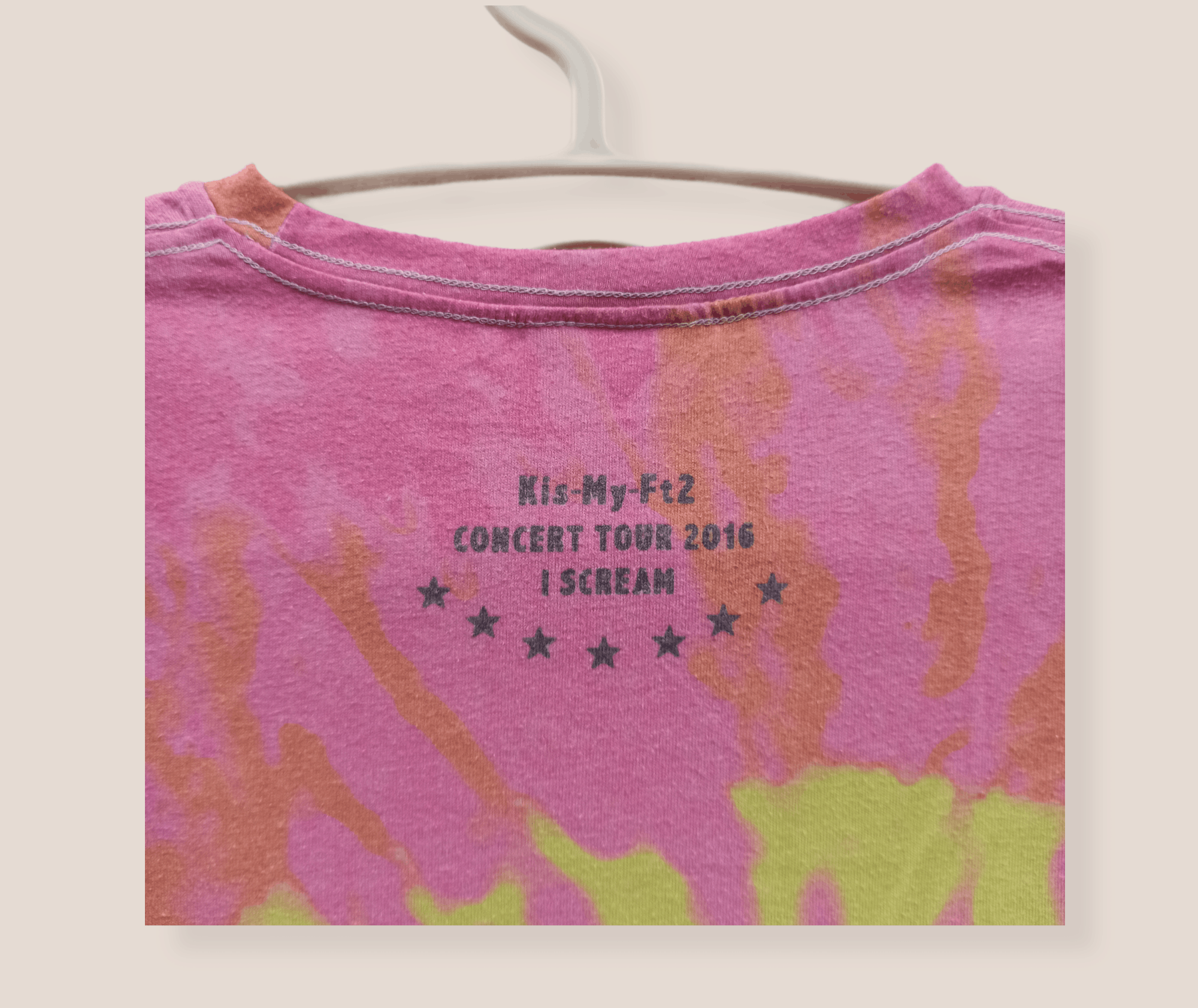 Band Tees × Japanese Brand I Scream Kis-My-Ft2 Concert Tour 2016 T-Shirt Size US M / EU 48-50 / 2 - 4 Thumbnail