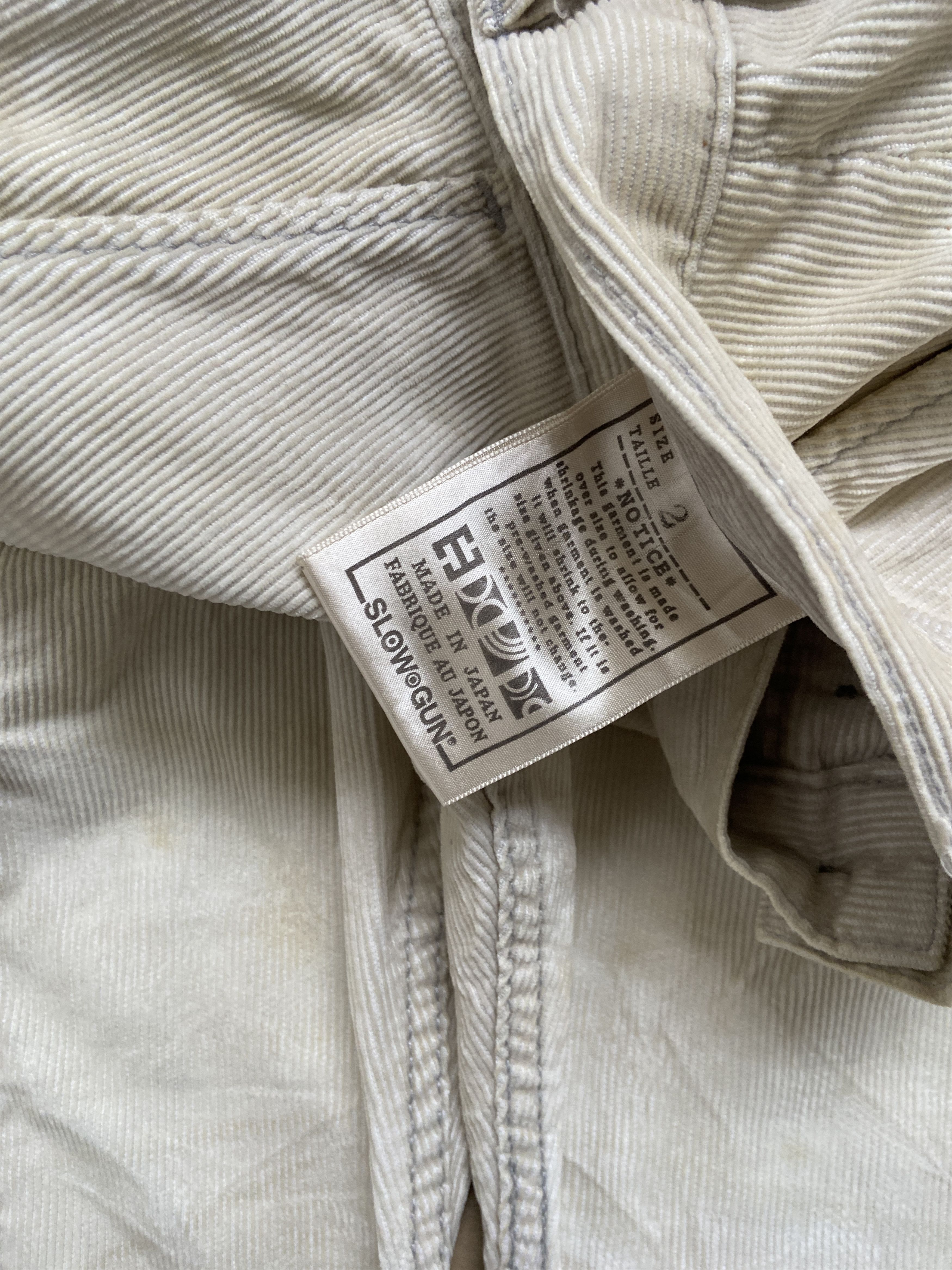 Japanese Brand Slowgun Cargo Pants Corduroy Made in Japan Size US 34 / EU 50 - 7 Thumbnail