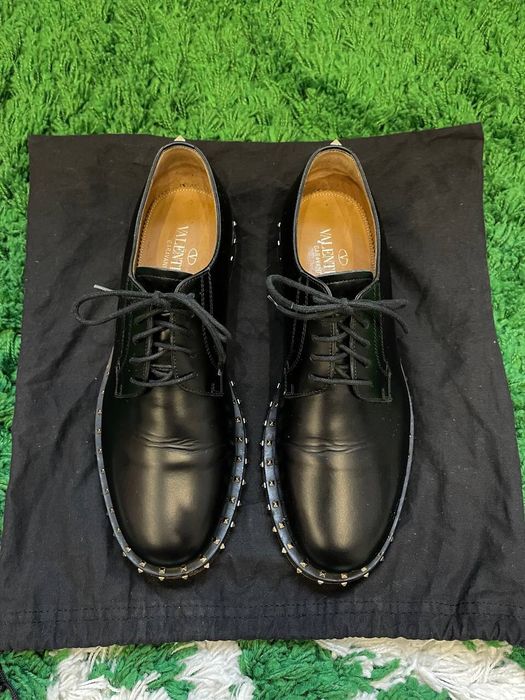 Valentino Derby shoes with classic Valentino studs | Grailed