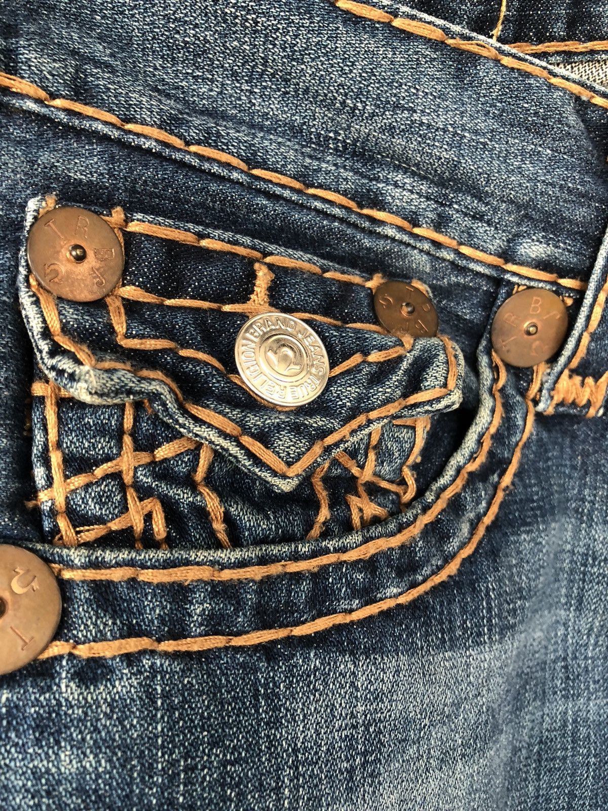 True Religion True Religion Ricky Super T Made in USA Size US 31 - 6 Thumbnail