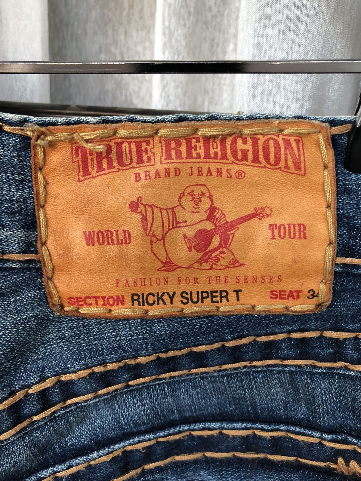 True Religion True Religion Ricky Super T Made in USA Size US 31 - 8 Thumbnail