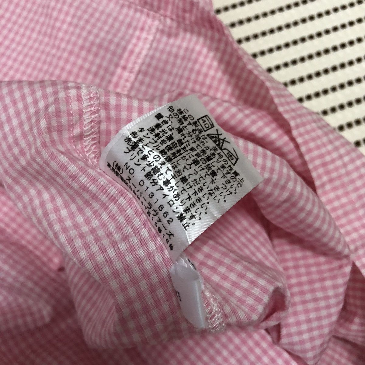 Japanese Brand Super Lovers Rock Shirts Button Up, Checker Pink Color Size US M / EU 48-50 / 2 - 8 Thumbnail