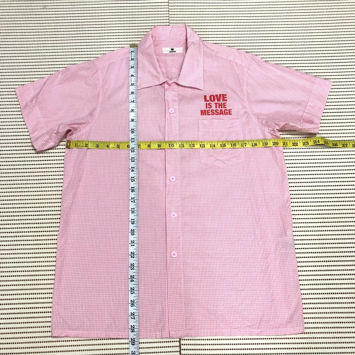 Japanese Brand Super Lovers Rock Shirts Button Up, Checker Pink Color Size US M / EU 48-50 / 2 - 6 Thumbnail