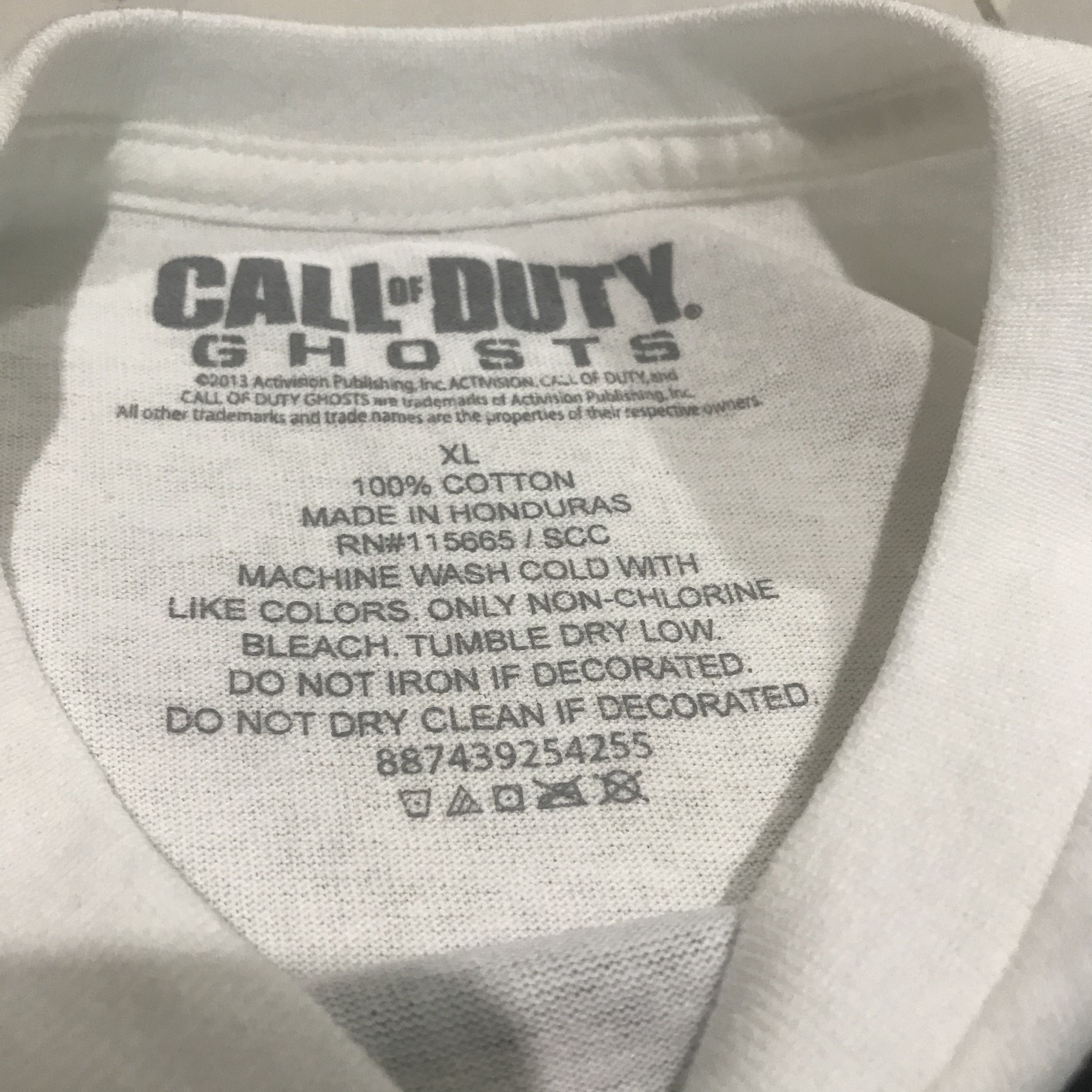 Playstation CALL OF DUTY GHOSTS TEE XL Windows Xbox 360 PlayStation Size US XL / EU 56 / 4 - 4 Thumbnail