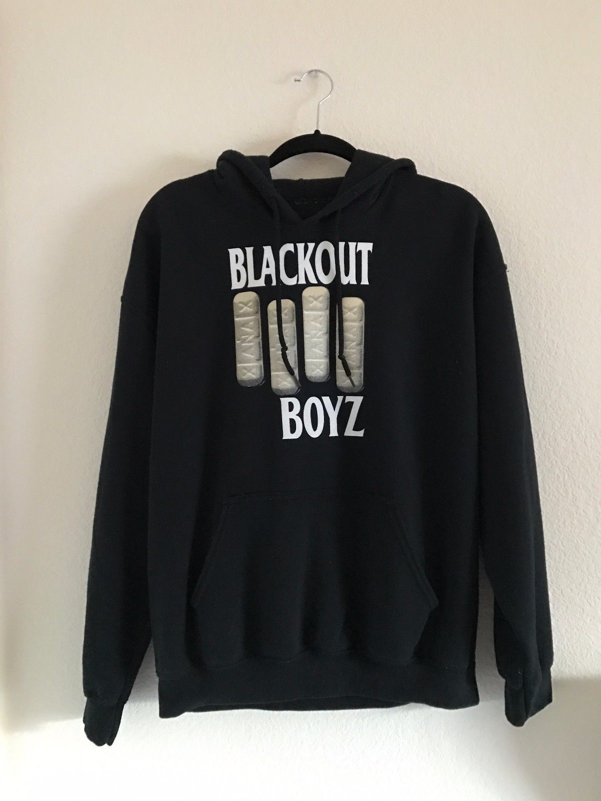 Asap Rocky BLACK OUT BOYZ HOODIE BLKOUT BOYZ ASAP ROCKY ASAP YAMS XANAX HOODIE VERY RARE Grailed