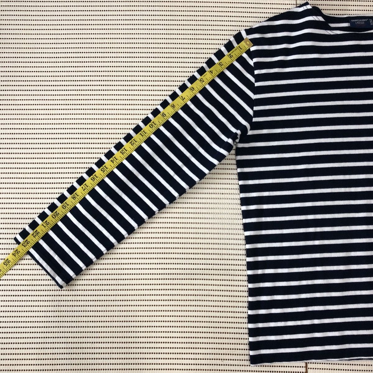 Saint James Saint James Long Sleeve Stripe Blue/ White Size US M / EU 48-50 / 2 - 5 Thumbnail