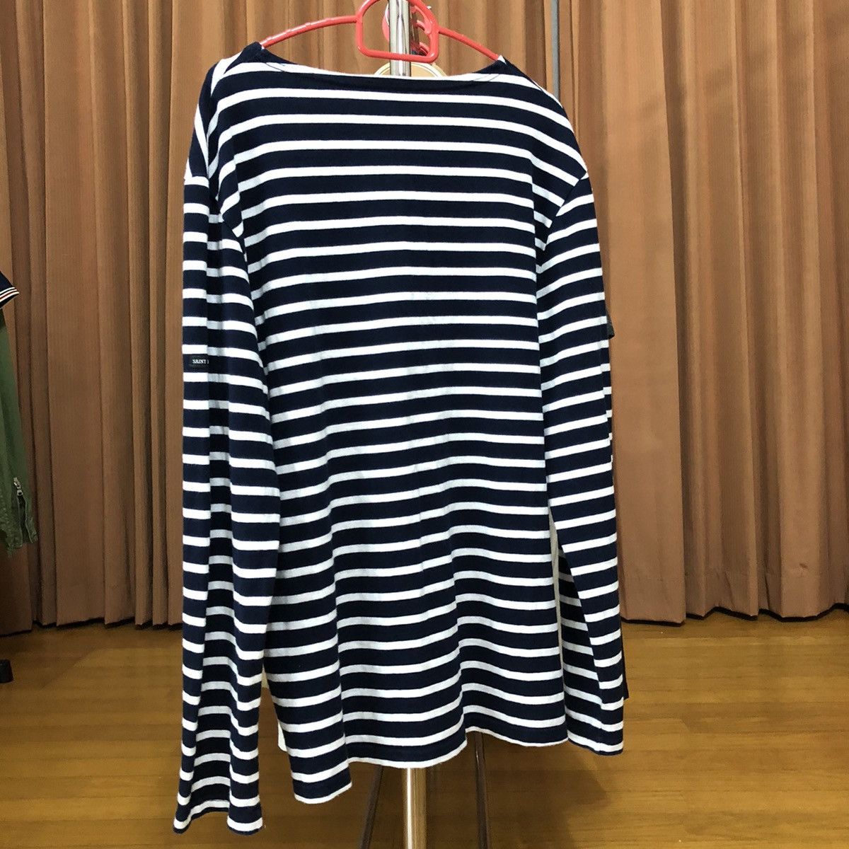 Saint James Saint James Long Sleeve Stripe Blue/ White Size US M / EU 48-50 / 2 - 2 Thumbnail
