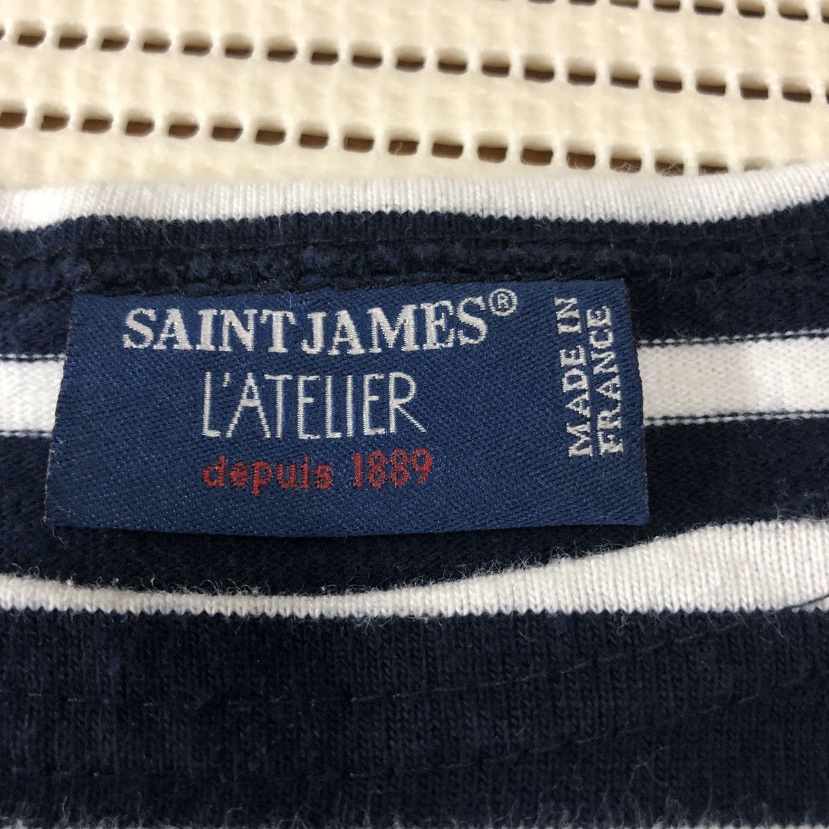 Saint James Saint James Long Sleeve Stripe Blue/ White Size US M / EU 48-50 / 2 - 7 Thumbnail