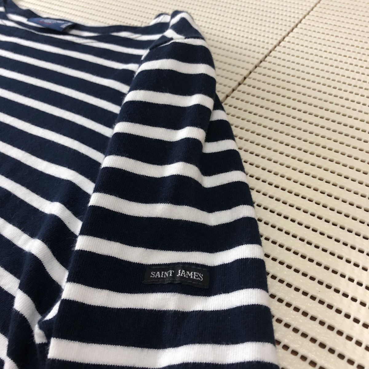Saint James Saint James Long Sleeve Stripe Blue/ White Size US M / EU 48-50 / 2 - 9 Thumbnail