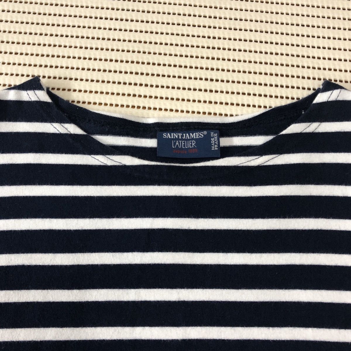 Saint James Saint James Long Sleeve Stripe Blue/ White Size US M / EU 48-50 / 2 - 6 Thumbnail