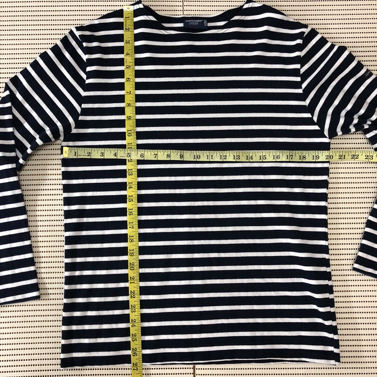 Saint James Saint James Long Sleeve Stripe Blue/ White Size US M / EU 48-50 / 2 - 4 Thumbnail