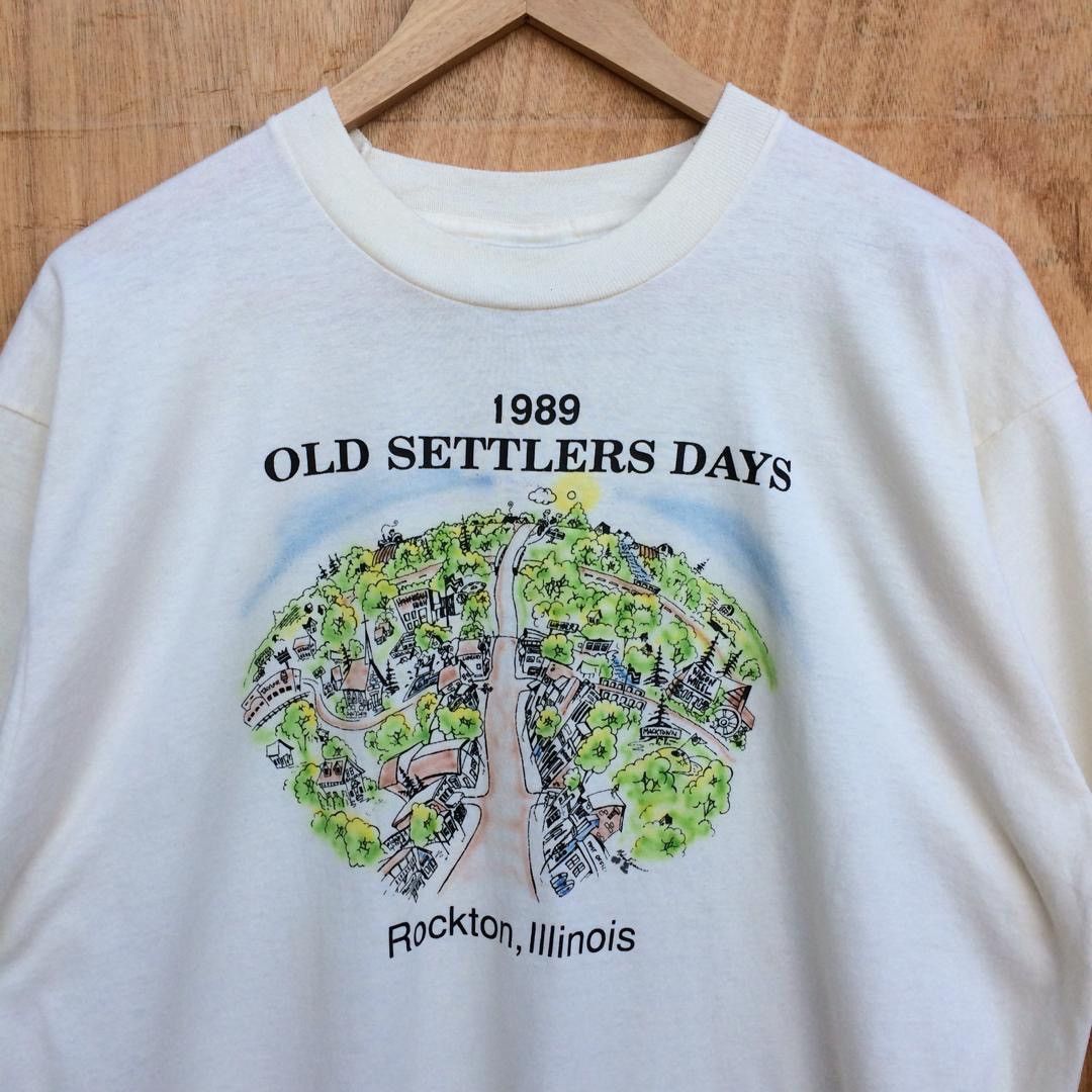Vintage 🔥Vintage Tee Shirt 1989 Old Settlers Days Size US XL / EU 56 / 4 - 1 Thumbnail