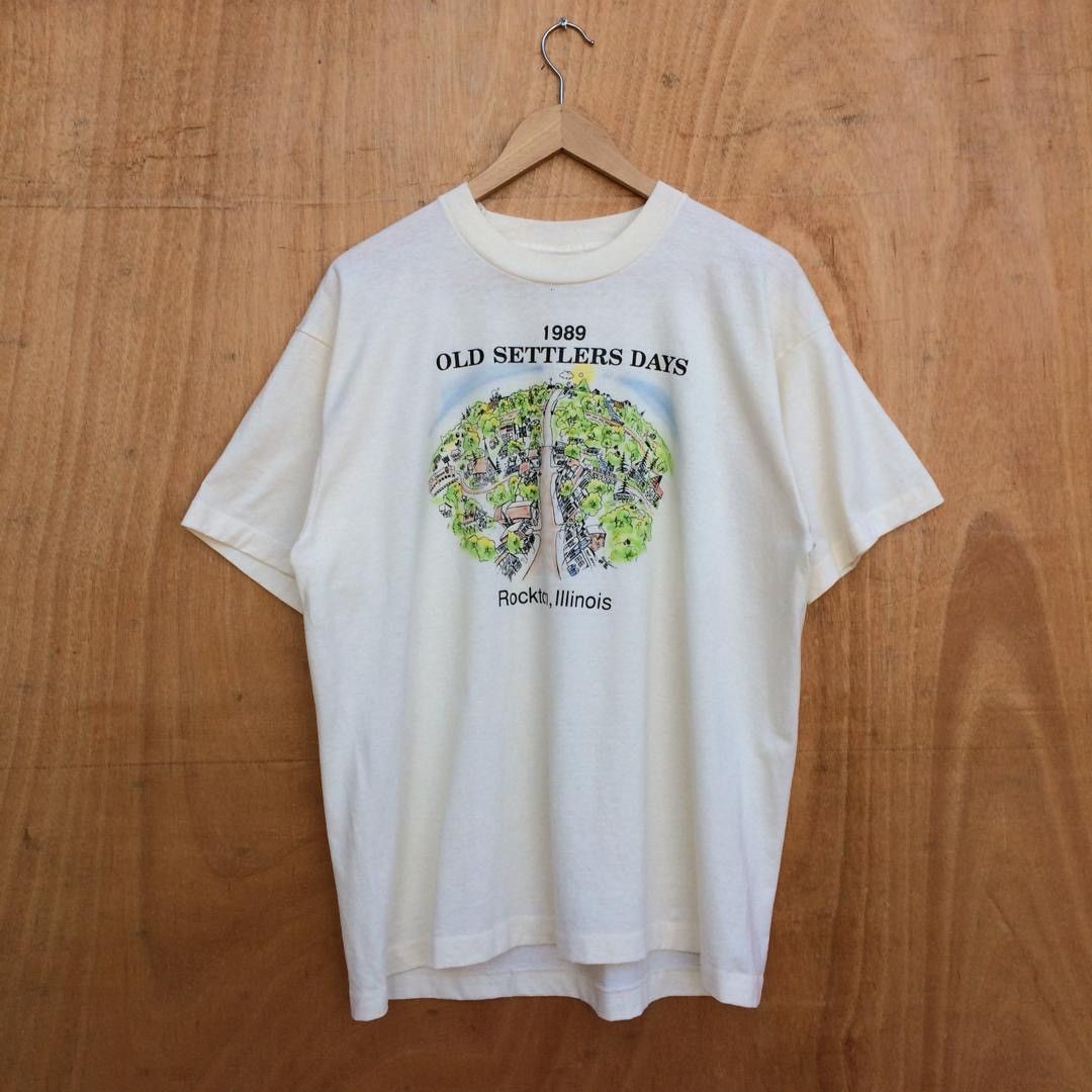 Vintage 🔥Vintage Tee Shirt 1989 Old Settlers Days Size US XL / EU 56 / 4 - 2 Thumbnail