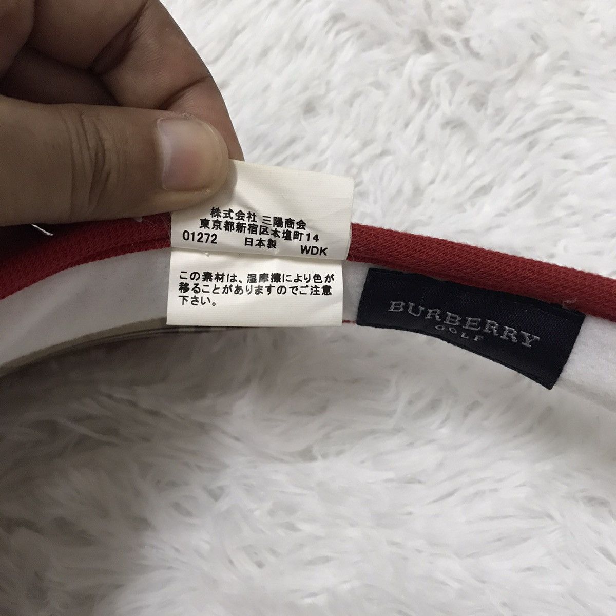 Burberry Burberry Golf Open Cap Made in Japan Size ONE SIZE - 10 Thumbnail