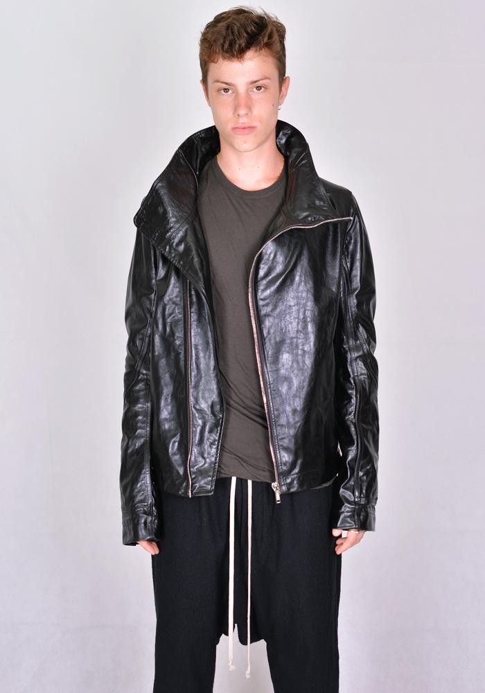 BNWT AW20 RICK OWENS "PERFORMA" BAUHAUS LEATHER JACKET 52