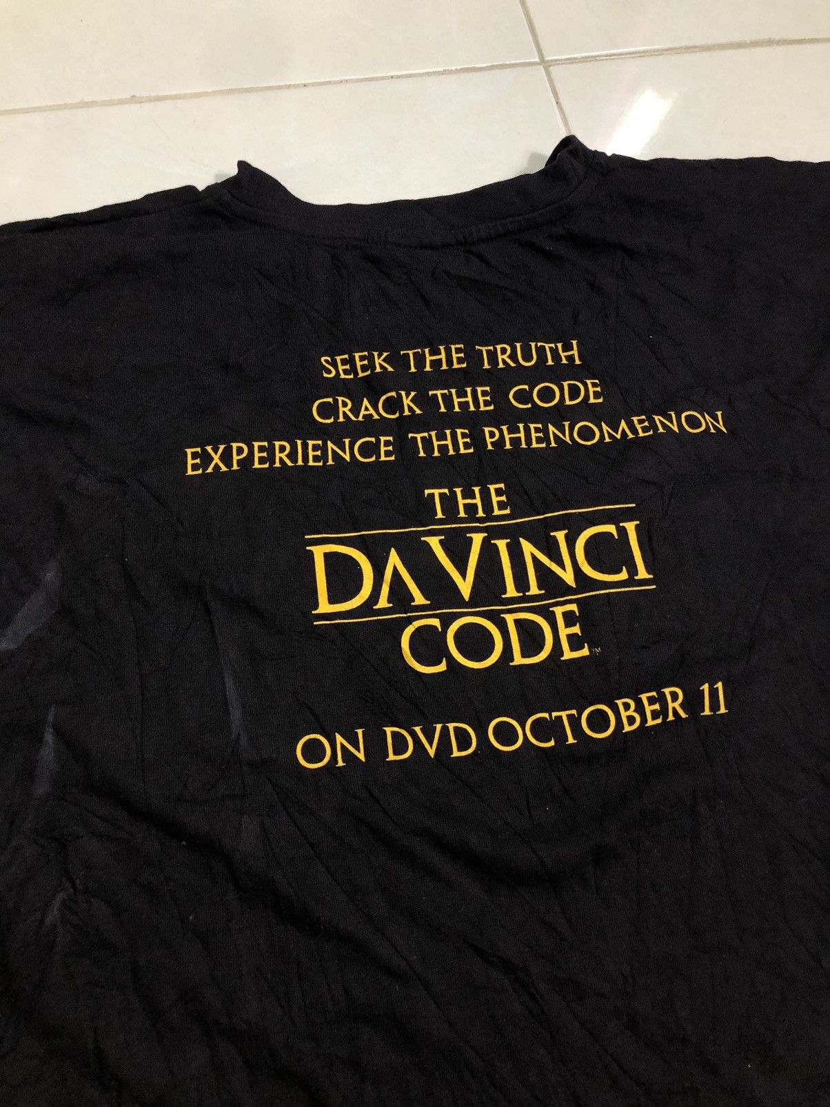 Vintage Vintage Movie The Da Vinci Code T-Shirt Size US M / EU 48-50 / 2 - 6 Thumbnail