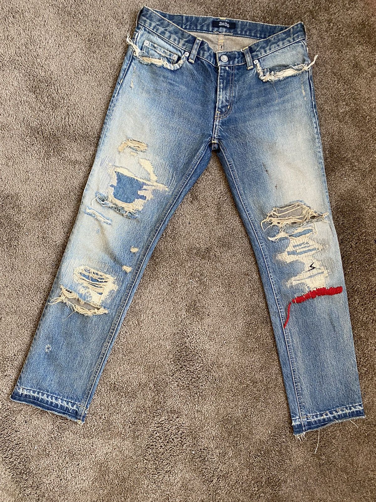 Undercover Undercover 68 Red Yarn Denim | Grailed