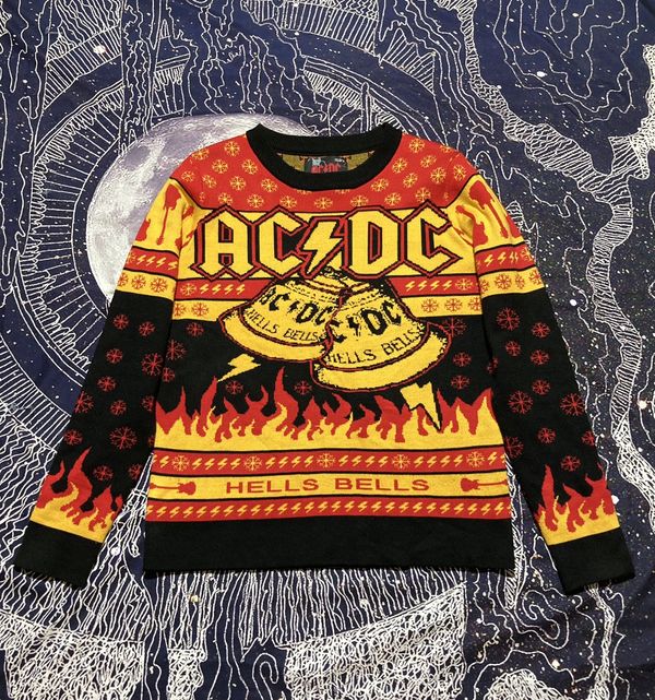 Rock Band Ac/Dc Full Print Sweater rock tees spring kneetwear rap Grailed