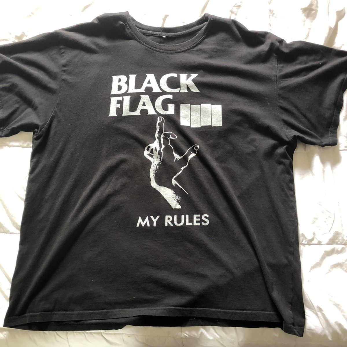 Vintage Playboi Carti Black Flag My Rules Tee Reprint | Grailed