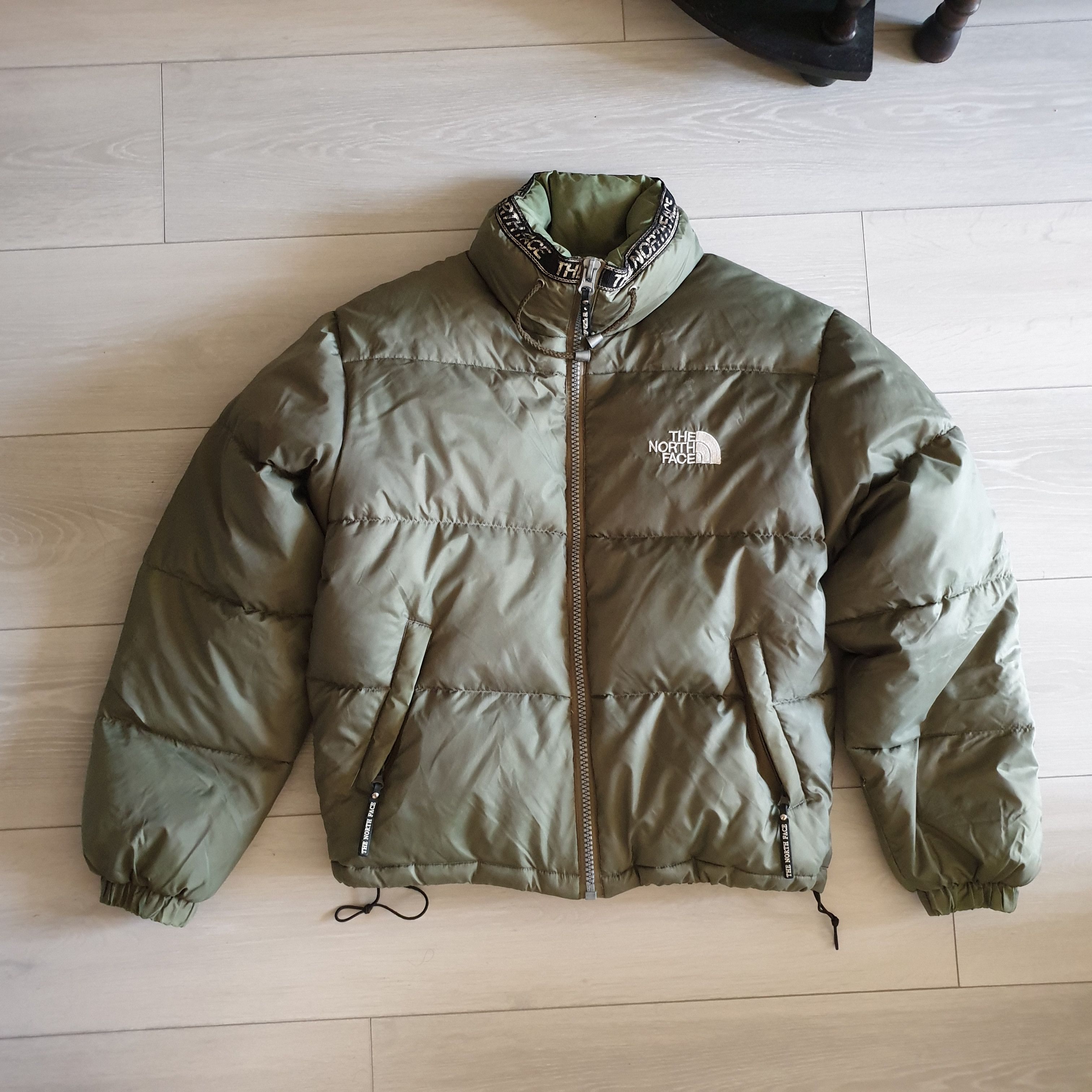 Vintage North Face Green Puffer Jacket | Grailed