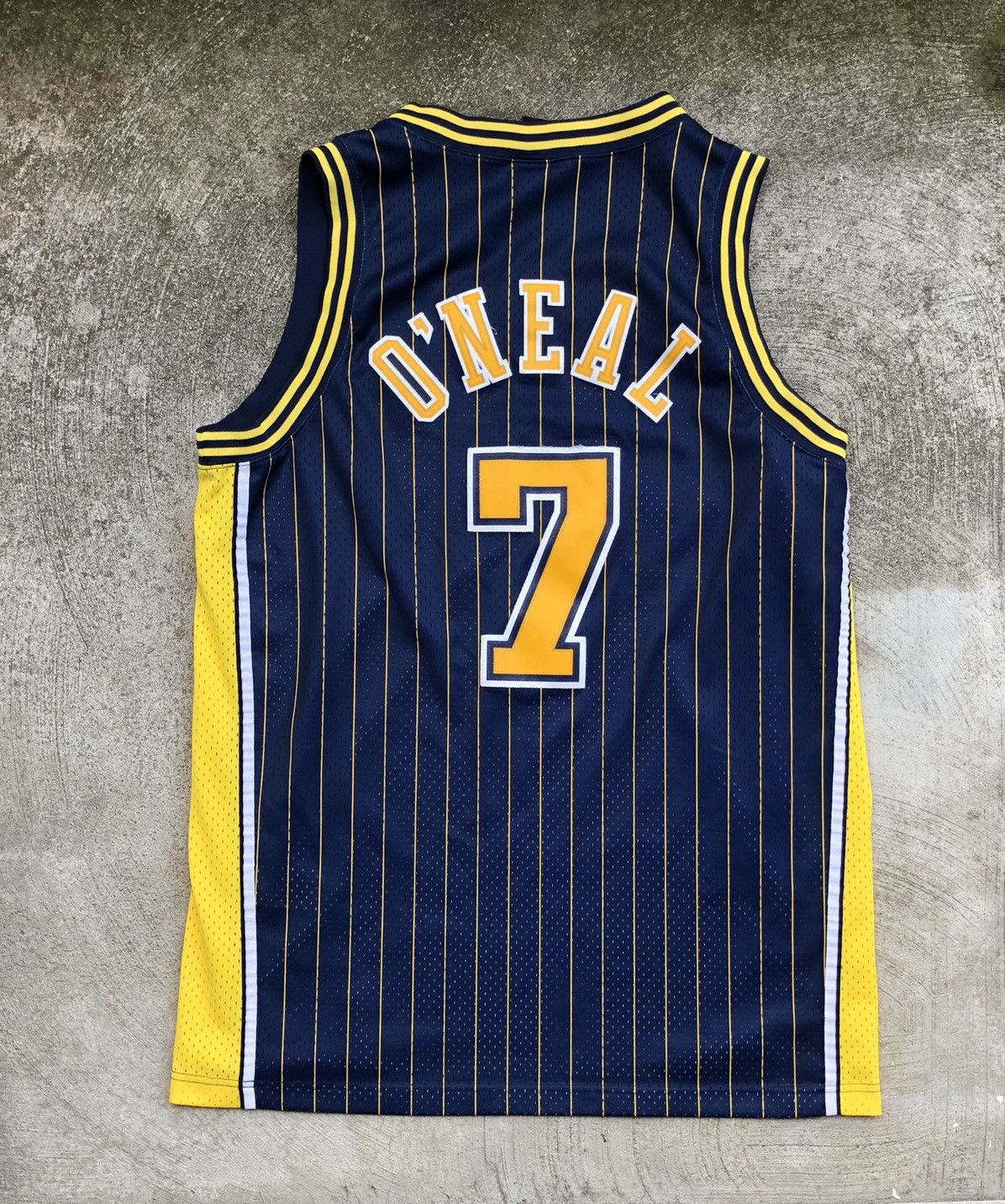 NBA × Nike × Vintage Vintage Nike Jermaine O’Neal Pacers Pinstripe