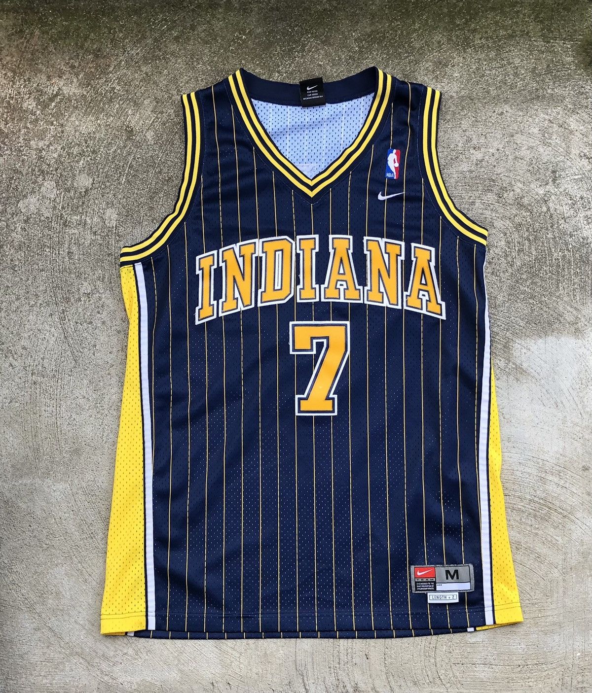NBA × Nike × Vintage Vintage Nike Jermaine O’Neal Pacers Pinstripe