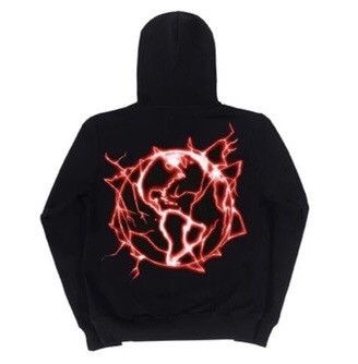 Revenge Revenge Red Lightning Logo Hoodie Size US M / EU 48-50 / 2 - 2 Thumbnail