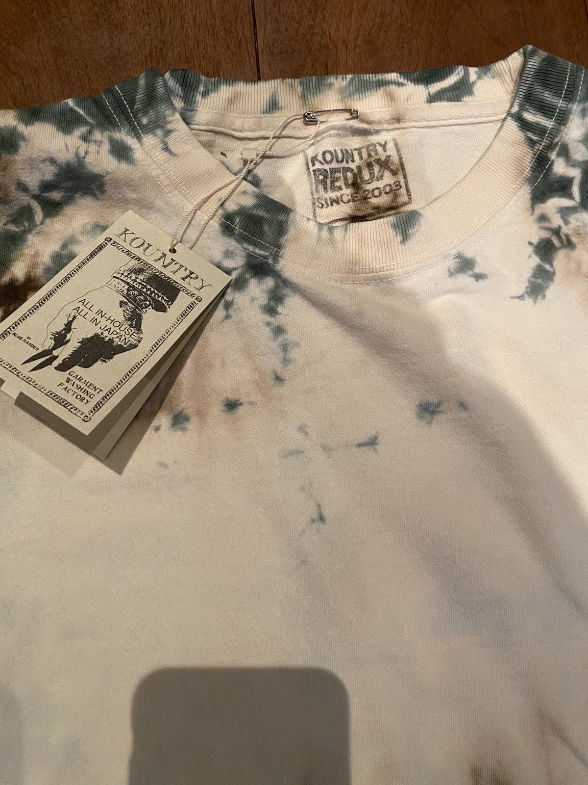 Kapital × Kapital Kountry Kapital Kountry -Smiley patch pt. Long Tee (ASHBURY DYED) Size US L / EU 52-54 / 3 - 6 Thumbnail