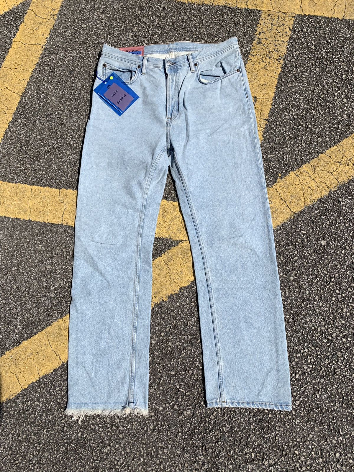 Acne Studios BNWT Acne Studios Blå Konst Land LT Blue Denim Jeans | Grailed