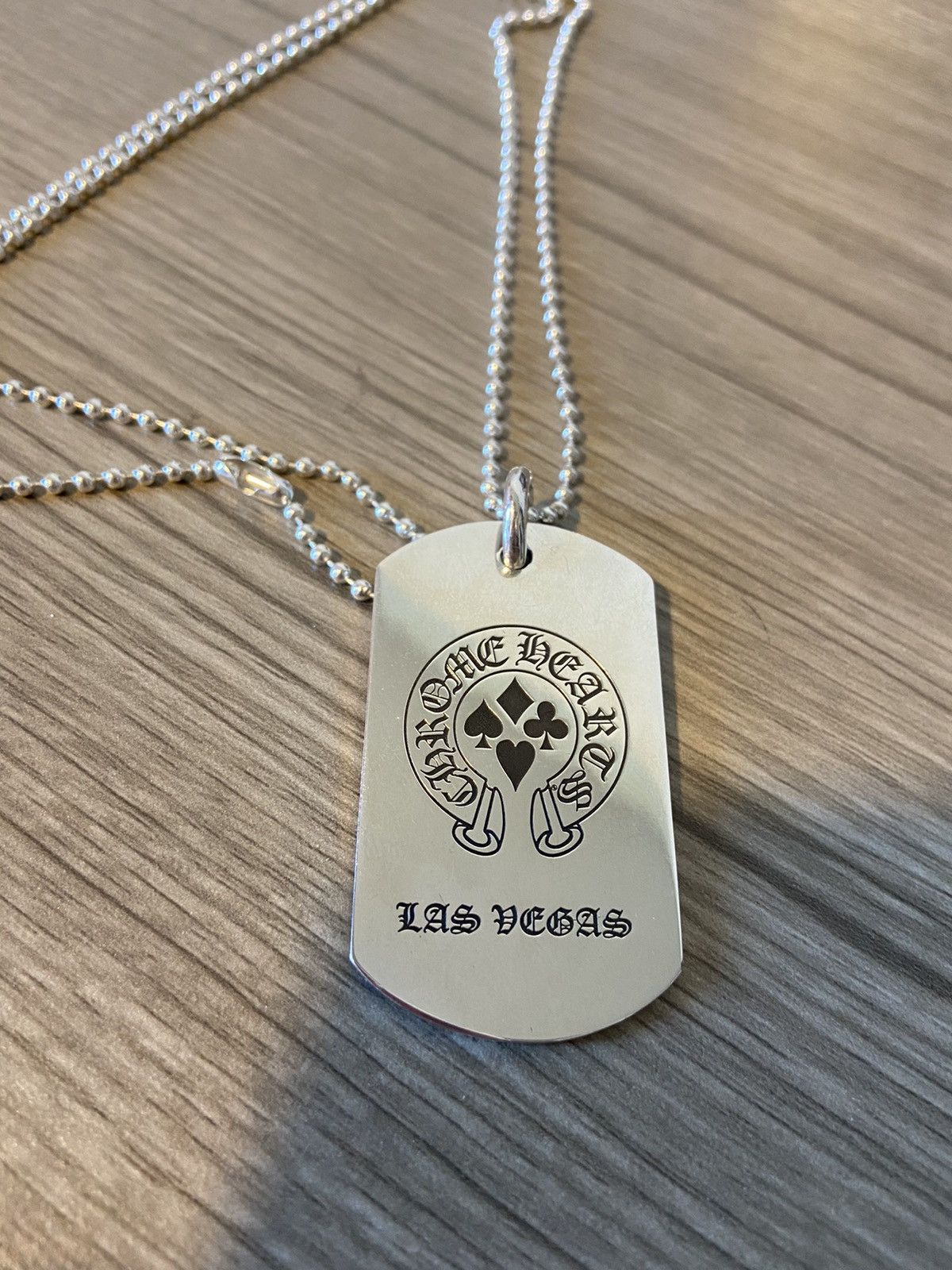 Chrome Hearts RARE Chrome Hearts Las Vegas Exclusive Dog Tag