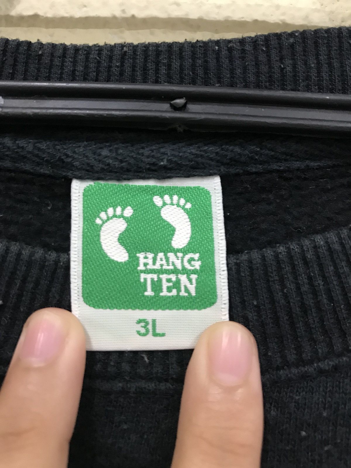 Hang Ten × Japanese Brand × Vintage Vintage Hang Ten Sweatshirt black colour Size US XXL / EU 58 / 5 - 4 Thumbnail