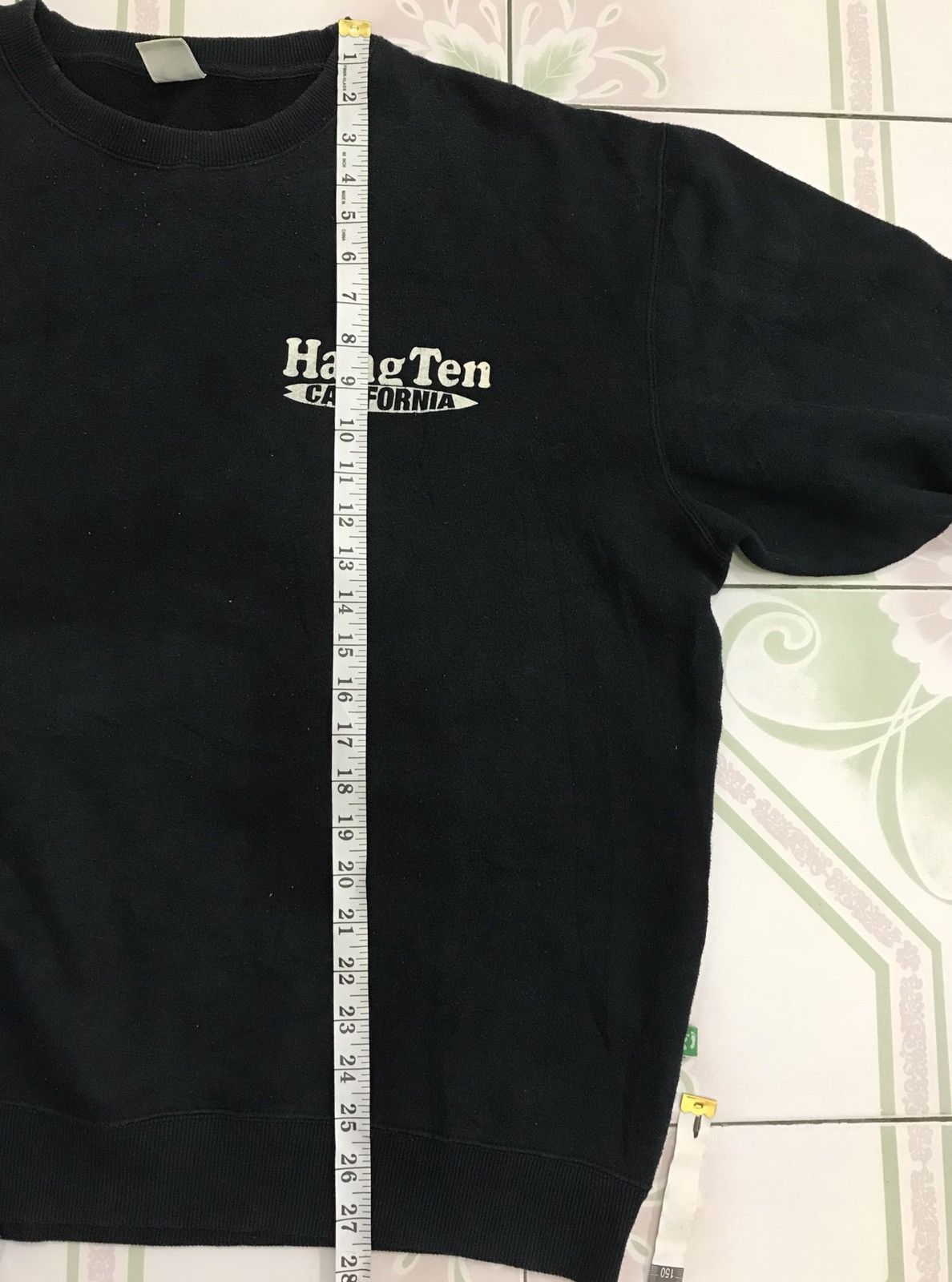 Hang Ten × Japanese Brand × Vintage Vintage Hang Ten Sweatshirt black colour Size US XXL / EU 58 / 5 - 7 Thumbnail