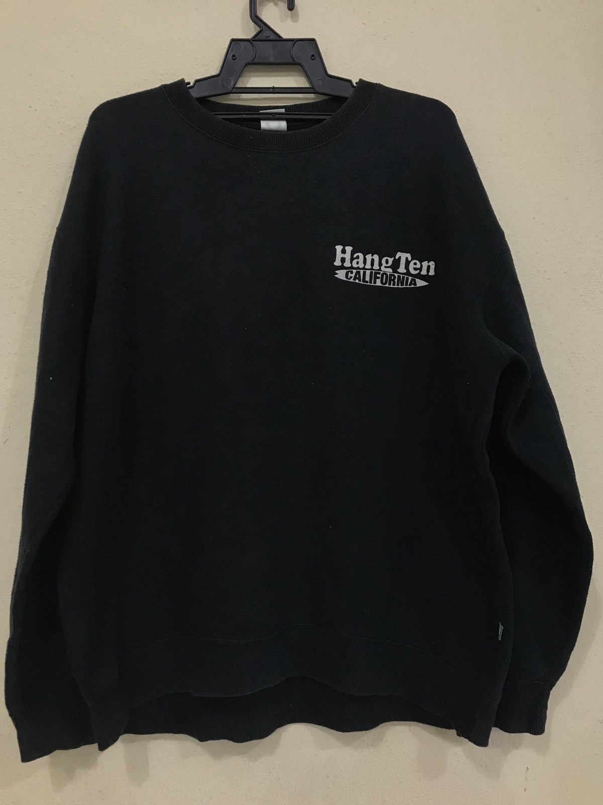 Hang Ten × Japanese Brand × Vintage Vintage Hang Ten Sweatshirt black colour Size US XXL / EU 58 / 5 - 1 Thumbnail