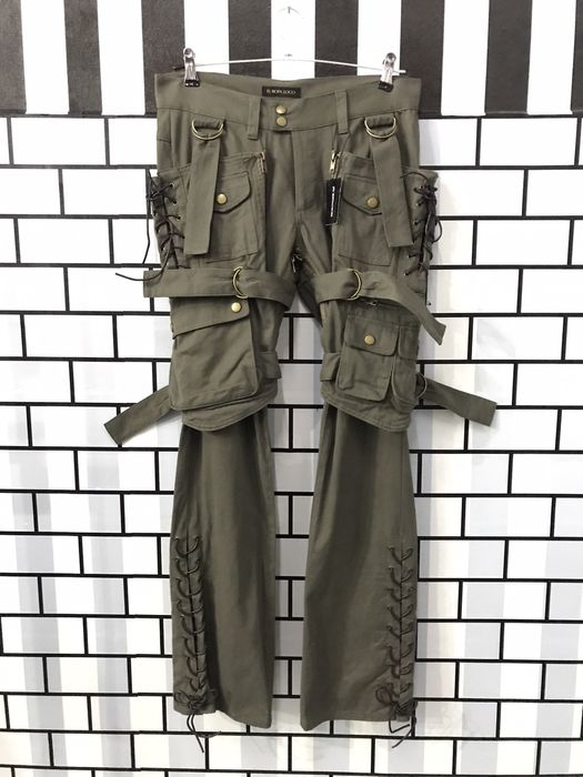 Designer EL ROPA LOCA JAPAN CARGO BONDAGE MULTIPOCKET TACTICAL