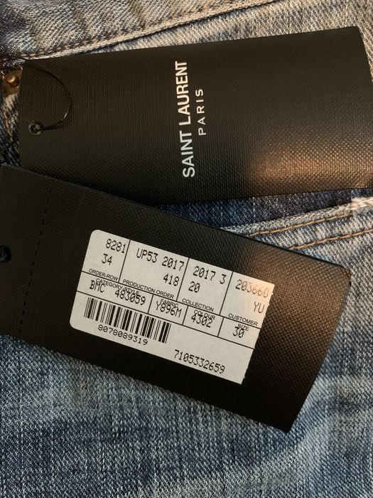 Saint laurent universite jeans hotsell