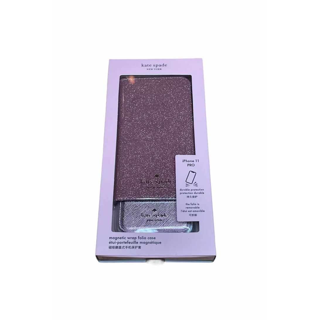 Kate Spade iPhone 11 Pro Magnetic Glitter Wrap Folio